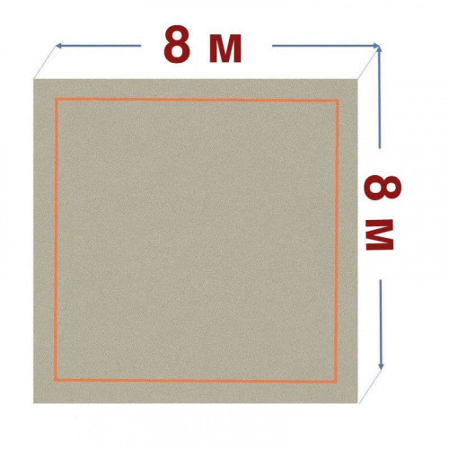 Ковер гимнастический (профессиональный) 8x8м